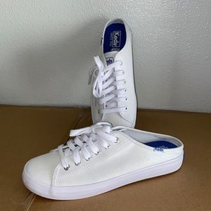 NWOT Keds Canvas Slip On Mule Style Sneakers